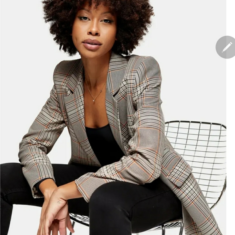 Topshop Glen Plain Blazer